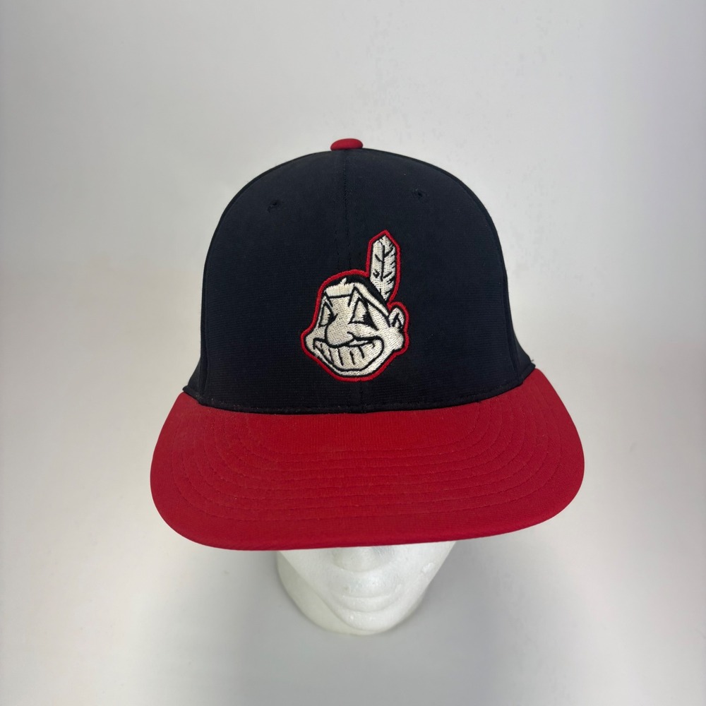 Cleveland Indians Richardson PTS20 Hat Mens XS-SM‎ Navy Red Chief Wahoo 24 Cap